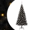 Sapin de Noël avec 300 LED avec support Noir 210 cm PVC 542017542017