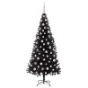 Sapin de Noël avec 300 LED avec support Noir 210 cm PVC 542017542017