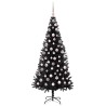 Sapin de Noël avec 300 LED avec support Noir 180 cm PVC 542018542018