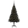 Sapin de Noël avec 150 LED avec support Noir 120 cm PVC 542019542019