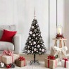 Sapin de Noël avec 150 LED avec support Noir 120 cm PVC 542020542020