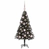 Sapin de Noël avec 150 LED avec support Noir 120 cm PVC 542020542020
