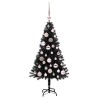 Sapin de Noël avec 150 LED avec support Noir 120 cm PVC 542020542020