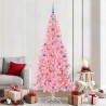 Sapin de Noël avec 300 LED avec support Rose 210 cm PVC 542021542021