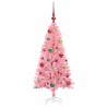 Sapin de Noël avec 150 LED avec support Rose 120 cm PVC 542023542023