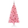 Sapin de Noël avec 150 LED avec support Rose 150 cm PVC 542024542024