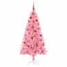 Sapin de Noël avec 150 LED avec support Rose 150 cm PVC 542024542024