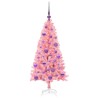 Sapin de Noël avec 150 LED avec support Rose 120 cm PVC 542025542025