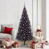 Sapin de Noël avec 300 LED avec support Noir 180 cm PVC 542027542027