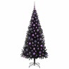 Sapin de Noël avec 300 LED avec support Noir 180 cm PVC 542027542027