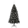 Sapin de Noël avec 300 LED avec support Noir 180 cm PVC 542028542028