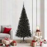 Sapin de Noël avec 300 LED avec support Noir 180 cm PVC 542029542029