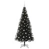 Sapin de Noël avec 300 LED avec support Noir 180 cm PVC 542030542030