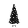 Sapin de Noël avec 300 LED avec support Noir 180 cm PVC 542030542030