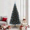Sapin de Noël avec 300 LED avec support Noir 210 cm PVC 542032542032