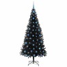 Sapin de Noël avec 300 LED avec support Noir 210 cm PVC 542032542032