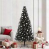 Sapin de Noël avec 300 LED avec support Noir 210 cm PVC 542034542034