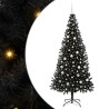 Sapin de Noël avec 300 LED avec support Noir 210 cm PVC 542034542034
