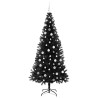 Sapin de Noël avec 300 LED avec support Noir 210 cm PVC 542034542034