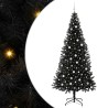 Sapin de Noël avec 300 LED avec support Noir 240 cm PVC 542036542036