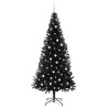 Sapin de Noël avec 300 LED avec support Noir 240 cm PVC 542036542036