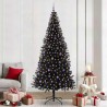 Sapin de Noël avec 300 LED avec support Noir 240 cm PVC 542037542037