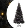 Sapin de Noël avec 300 LED avec support Noir 240 cm PVC 542037542037