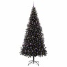 Sapin de Noël avec 300 LED avec support Noir 240 cm PVC 542037542037