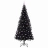 Sapin de Noël avec 300 LED avec support Noir 240 cm PVC 542037542037
