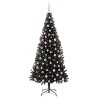 Sapin de Noël avec 300 LED avec support Noir 240 cm PVC 542038542038