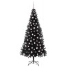 Sapin de Noël avec 300 LED avec support Noir 240 cm PVC 542038542038