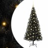 Sapin de Noël avec 300 LED avec support Noir 210 cm PVC 542039542039
