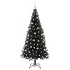 Sapin de Noël avec 300 LED avec support Noir 210 cm PVC 542040542040