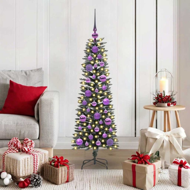 Sapin de Noël artificiel Vert 120 cm PVC, plastique et acier 542044542044