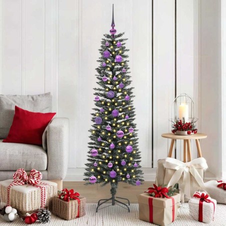 Sapin de Noël artificiel Vert 150 cm PVC, plastique et acier 542045542045