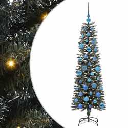 Sapin de Noël artificiel Vert 150 cm PVC, plastique et acier 542046542046
