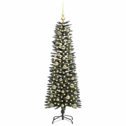 Sapin de Noël artificiel Vert 150 cm PVC, plastique et acier 542047542047
