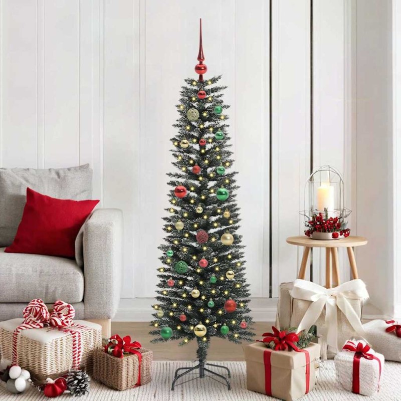 Sapin de Noël artificiel Vert 150 cm PVC, plastique et acier 542048542048
