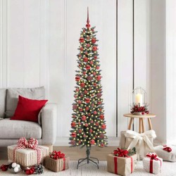 Sapin de Noël artificiel Vert 180 cm PVC, plastique et acier 542049542049