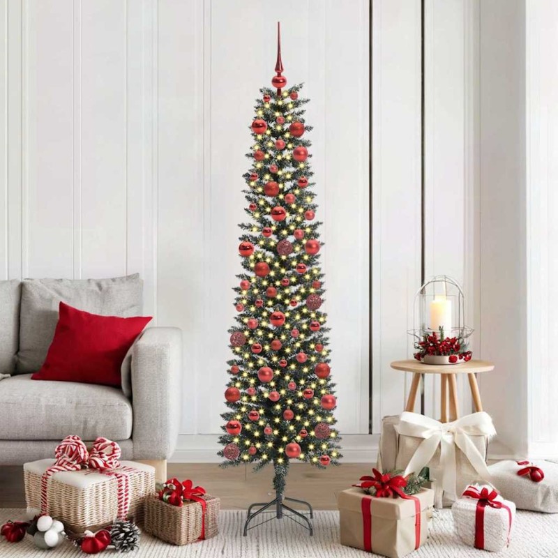 Sapin de Noël artificiel Vert 180 cm PVC, plastique et acier 542049542049