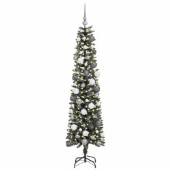 Sapin de Noël artificiel Vert 180 cm PVC, plastique et acier 542051542051
