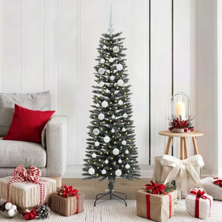 Sapin de Noël artificiel Vert 150 cm PVC, plastique et acier 542053542053