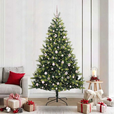 Arbre de Noël artificiel en silicone flexible 300 LEDs 210 cm 542057542057
