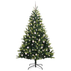 Arbre de Noël artificiel en silicone flexible 300 LEDs 210 cm 542057542057
