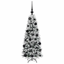 Sapin de Noël artificiel avec 150 LED avec support Blanc 120 cm 542058542058