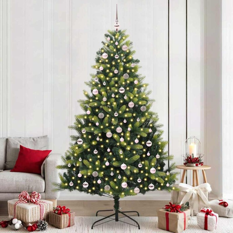 Arbre de Noël artificiel en silicone flexible 300 LEDs 240 cm 542059542059