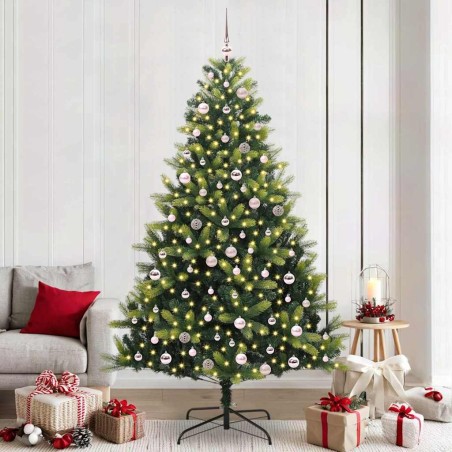 Arbre de Noël artificiel en silicone flexible 300 LEDs 240 cm 542059542059