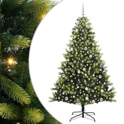 Arbre de Noël artificiel en silicone flexible 300 LEDs 240 cm 542059542059