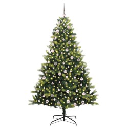 Arbre de Noël artificiel en silicone flexible 300 LEDs 240 cm 542059542059