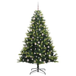 Arbre de Noël artificiel en silicone flexible 300 LEDs 240 cm 542059542059